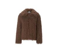 RICHROYAL Jacke in Felloptik braun | 34