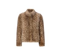 Rich & Royal - Marbled Faux Fur Jacket caffee latte - Gr. - 38