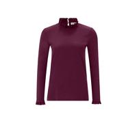 Rich & Royal - Organic Slub Frill Longsleeve ruby glow - Gr. - L