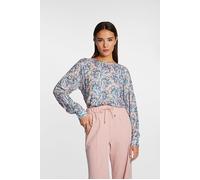 Rich & Royal Printed Blouse With Round Neck Rose Quartz Größe: 36 | Blusen Outlet | Damen | Grau