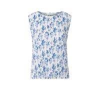 Rich & Royal Printed Crinkle top Recycled Cotton Blue - M