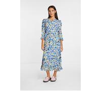 Rich & Royal Printed Midi Dress Arctic Blue Größe: 34 | Midikleider Outlet | Damen | Blau