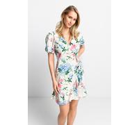 Rich & Royal Printed Midi Dress Sustainable Whisper White Größe: 40 | Minikleider Outlet | Damen | Weiß