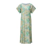 Rich & Royal - Printed midi dress with belt lagoon - Gr. - 38