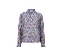 printed plissee blouse Rosa 40