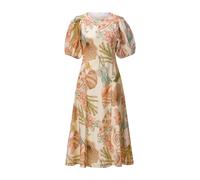 Rich & Royal - Printed Summer Cotton Midi Dress soft papaya - Gr. - 36