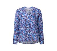 Rich & Royal - Printed V-Neck Blouse cobalt aura - Gr. - 40
