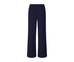 Rich & Royal - Scuba Wide Leg Pants with gallon striped midnight blue - Gr. - S