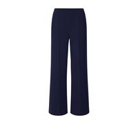 Rich & Royal - Scuba Wide Leg Pants with gallon striped midnight blue - Gr. - XL