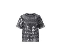 Rich & Royal - Sequin Shirt grey melangé - Gr. - 36