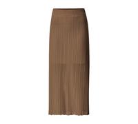 Strickrock RICHROYAL, Damen, Gr. M, braun, Strick, Obermaterial: 100% Baumwolle, unifarben, regular fit lang, Röcke, Regular fit mit elastischem Bund (29736129-M) braun
