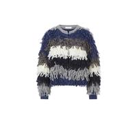 Rich & Royal - Shaggy Open Edge Cardigan silver mist - Gr. - L