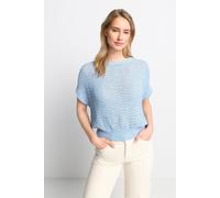 Rich & Royal Sleeveless Tape Yarn Crew-neck Cotton Blue Größe: XL | Hemden Outlet | Damen | Blau