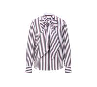 Rich & Royal - Striped Blouse with Bow midnight blue - Gr. - 34