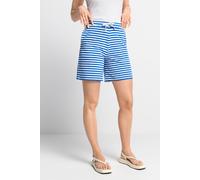 Rich & Royal Striped Frottee Shorts Organic Recycled Azzure Blue Größe: XS | Kurze Sporthosen Outlet | Damen | Blau