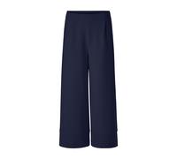 Culotte RICH & ROYAL "2409 T Peach Culotte" Gr. S, N-Gr, blau (midnight blau), Damen, Web, Obermaterial: 52% Modal, 42% Polyester, 6% Elasthan, Hosen, aus fester, gepeachter Qualität (22775700-S) midn