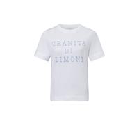 Easy Fit T-Shirt Granita Di Limone Weiß XS
