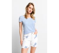 Rich & Royal Tie Dye Denim Shorts Organic White Größe: 25 | Kurze Sporthosen Outlet | Damen | Blau
