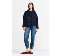 Kurzjacke RICHROYAL, Damen, Gr. 42, midnight blau, Web, Obermaterial: 100% Polyester, gerade normal, Jacken Kurzjacke, mit dezenter Teddy-Oberfläche (51869625-42) midnight blau