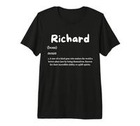Richard Definition Personalized Name Custom Costume for Rich Premium T-Shirt