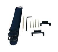 Richie strap 22 mm 5-Ring-Nylon-Uhrenarmband-Metall-Adapter-Set für Casio GShock GG-1000, GSG-100, GWG-100, GWG100, GSG100, blau, Armband