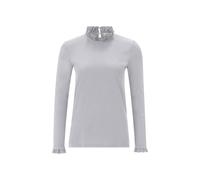 RICHROYAL "2409 O Slub F LS" mit Rüschenkante an Ausschnitt und Ärmelsaum (76131367-L)