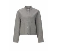 Bomber Jacket Splittable Wool Silber 42