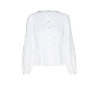 Langarmbluse RICHROYAL, Damen, Gr. 36, weiß, Web, Obermaterial: 100% Baumwolle, tailliert normal, Rundhals, Blusen (58331114-36) weiß