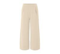 Culotte RICHROYAL, Damen, Gr. XS, N-Gr, weiß stone, Jersey, Obermaterial: 52% Modal, 42% Polyester, 6% Elasthan, unifarben, regular fit lang, Hosen Culotte, Regular fit mit Bundfalten (96486535-XS)