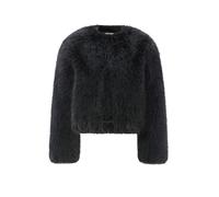 RICHROYAL Jacke in Felloptik schwarz | 38