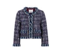 Rich & Royal - Fringed Boucle Jacket midnight blue - Gr. - 42
