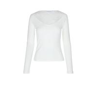 RICHROYAL Langarmshirt creme | M