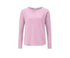 RICHROYAL Langarmshirt rosa | S