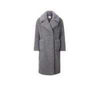 RICHROYAL Mantel in Felloptik grau | 38