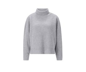 RICHROYAL Rollkragenpullover grau | XS