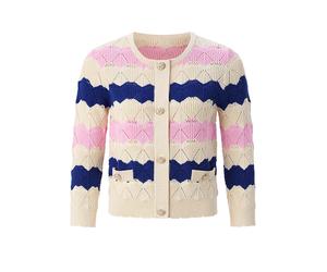 RICHROYAL Strickjacke beige | XS