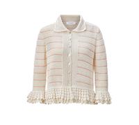 RICHROYAL Strickjacke creme | L