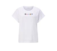 Weißes T-Shirt aus Baumwolle L white
