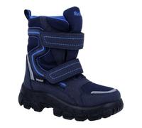 Winterstiefel RICHTER "Davos WMS: Weit", Kinder, Gr. 32, blau, silberfarben, Lederimitat, Textil, Schuhe, Klettstiefel in Schuhweite: Weit, Größenschablone zum Download (98233221-32) blau, silberfarbe
