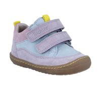 Lauflernschuh RICHTER "Maxi", Baby, Gr. 26, flieder kombiniert, Veloursleder, colorblocking, kontrastfarbene Details, Schuhe Lauflernschuh, Halbschuh, Klettschuh mit WMS: M IV, Größenschablone zum Dow