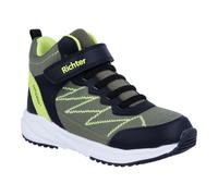 Richter Kinderschuhe Buddy Sneaker, Yerba/Black/Lime, 32 EU