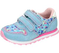 Richter Kinderschuhe Jungen Mädchen Junior Sneaker, Helles Türkis, Weiß, Rosa, 26 EU Weit