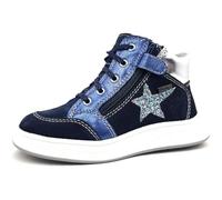 Richter Kinderschuhe Mädchen Schnürstiefel Schnürer Blau Freizeit, Schuhgröße:30 EU
