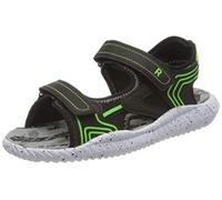 Richter Kinderschuhe Simon Riemchensandalen, Schwarz (Black/N.Green 9901), 32 EU