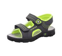 Richter Kinderschuhe Adventure Sandale, Pebble/neon Yellow, 30 EU