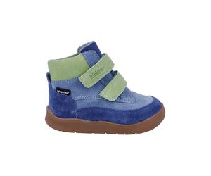 Richter Shoes Leder-Barfußschuhe "Samy" in Blau - Größe 35 | Lauflernschuhe
