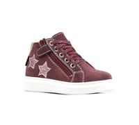 Richter Shoes Leder-Sneakers "Alessa" in Dunkelrot - Größe 30 | Kindersneakers