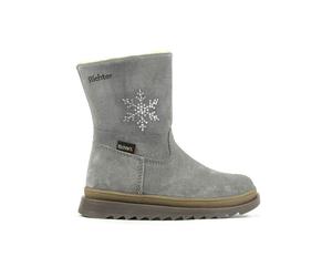 Richter Shoes Leder-Winterstiefel "Anna" in Grau - Größe 33 | Kinderstiefel