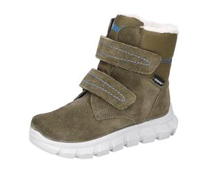 Richter Winterboot Velour Ye für Kinder, oliv, Größe 23 EU
