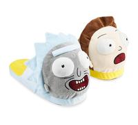 RICK AND MORTY 3D Hausschuhe für Männer und Teenager - Bequeme Pantoffeln mit rutschfester Sohle in Größe 38-45 (Mehrfarbig, 42-43 EU)